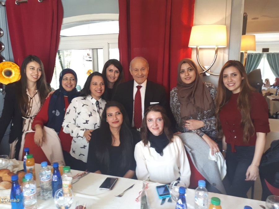 Issad Rebrab et ses collaboratrices feminines