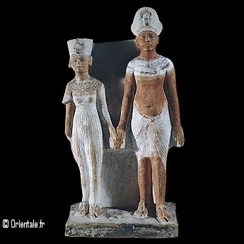 Akhenaton et Nerfertiti