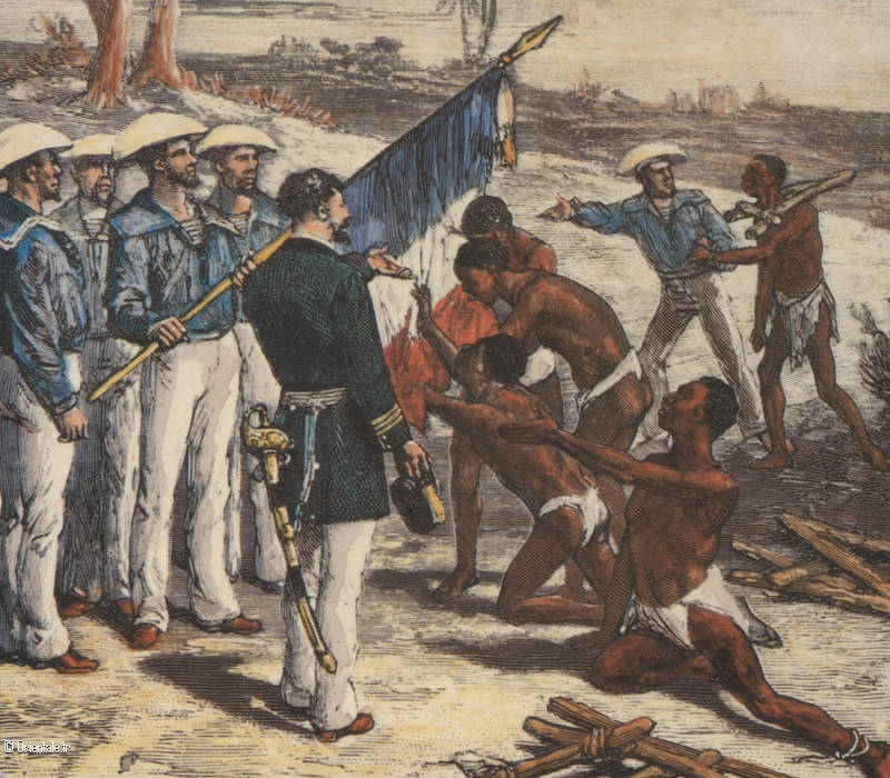 Savorgnant de Brazza libérant des esclaves