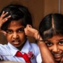 Petites filles sri-lankaises