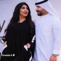 Sarah Al Kandari avec son mari
