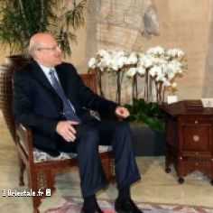 Najib Mikati s'entretient avec Michel Sleiman en 2011