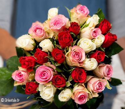 Bouquet avec 41 roses