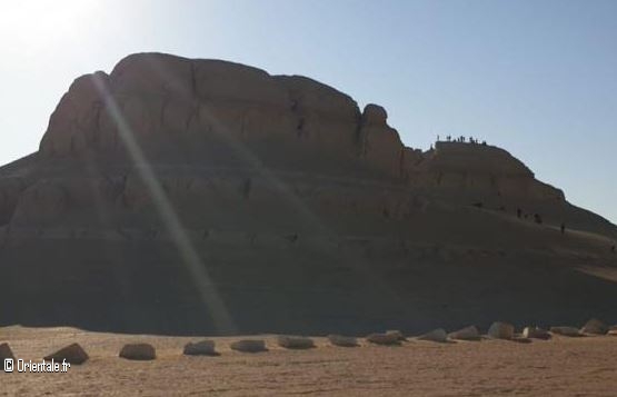Montagne du Fayoum en Egypte