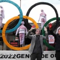 Des militants appellent au boycott des jeux olympiques d'hiver de Pekin