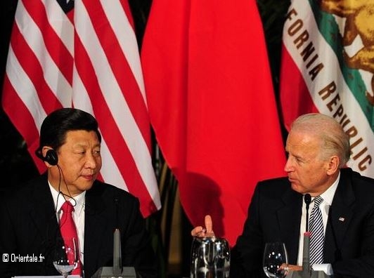 Xi Jinping s'entretient avec le prsident Biden, ici