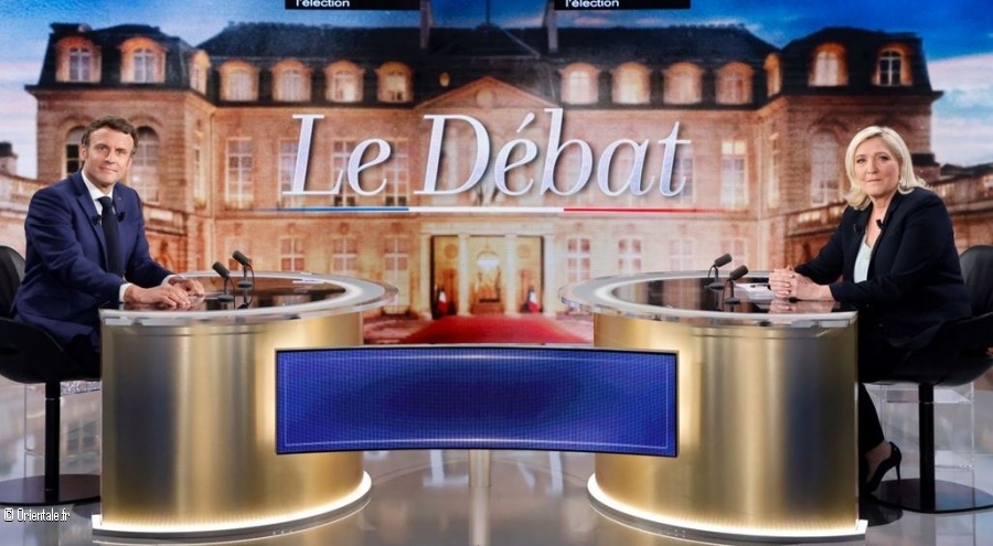 Dbat Marine Le Pen Emmanuel Macron, TF1