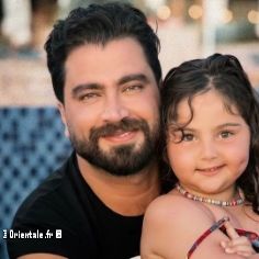 Moatasem Al-Nahar avec sa fille