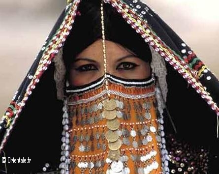Bédouine, tenue traditionnelle arabe