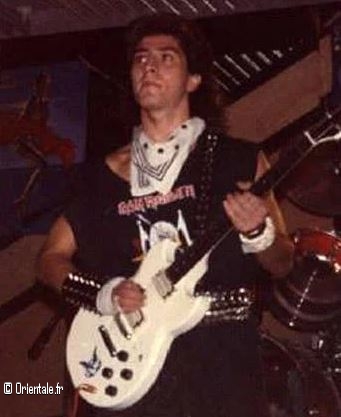 Le guitariste des Invaders en 1987
