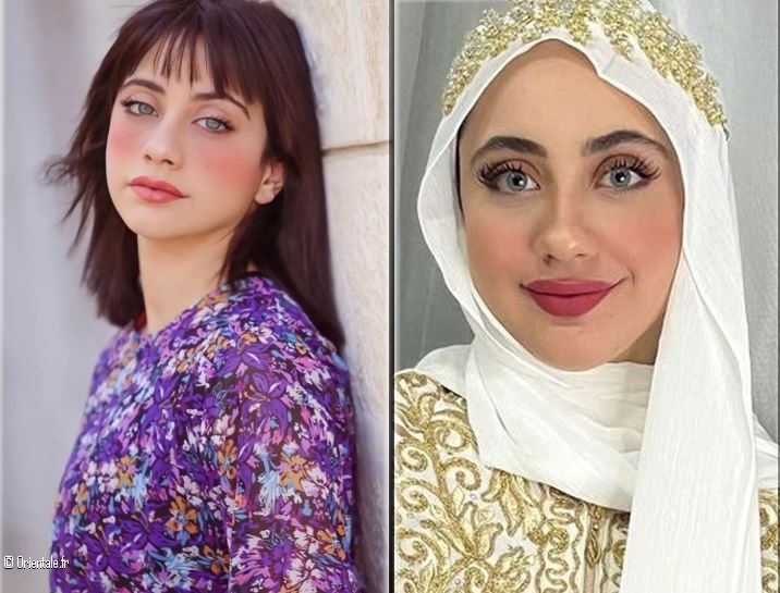 La Jordanienne Sally Al Awadi avant et aprs le hijab - 2023