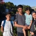 Une famille algrienne vivant  Angers, en France