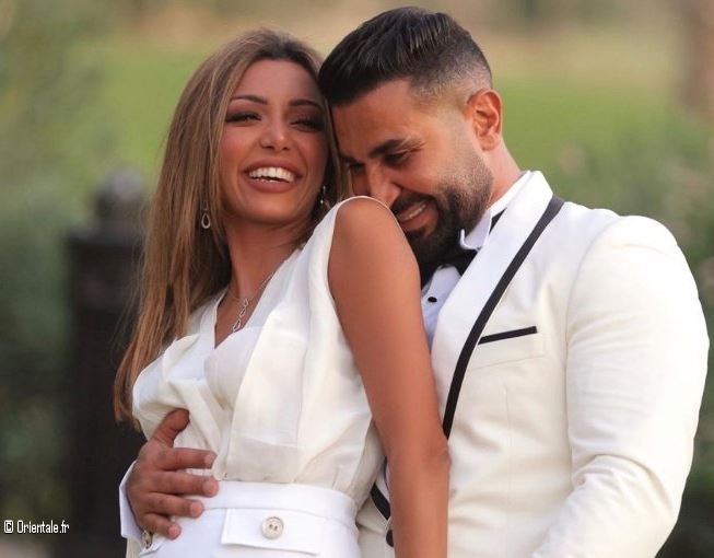 Ahmed Saad et Alia Bassiouni le jour de leur mariage