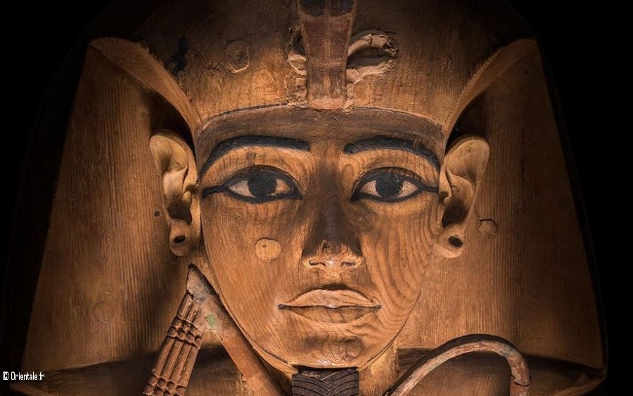 Le cercueil de Ramsès II, à Paris pour une exposition visible depuis le 7 avril 2023, à la Villette