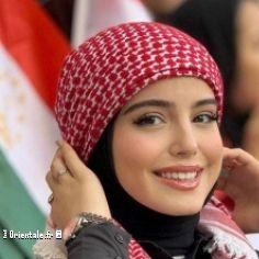 La belle supportrice jordanienne a intrigué sur les réseaux sociaux