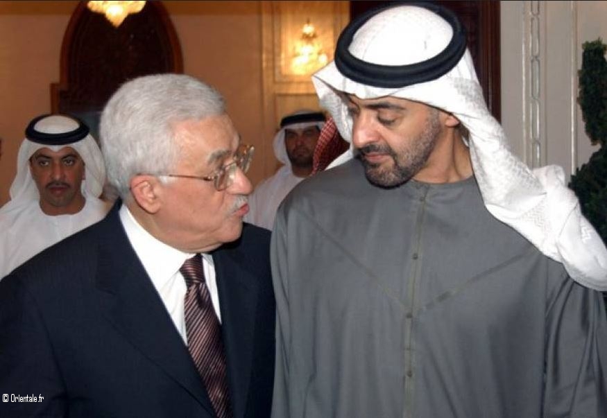 Mahmoud Abbas et Mohammed Ben Zayed en 2017