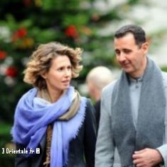 Asma et Bachar Al-Assad en 2012