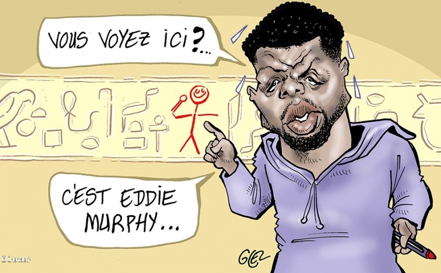 Caricature des afrocentristes